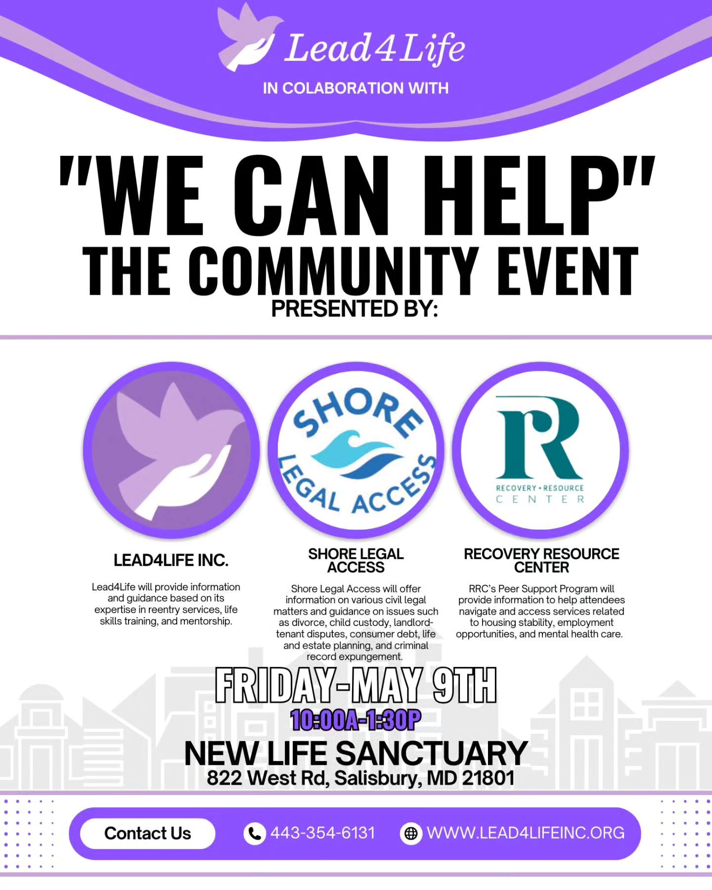 We can help community event