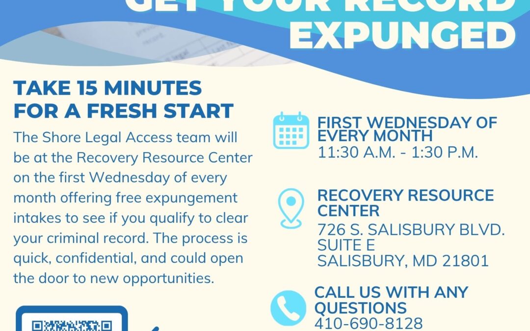 Recovery Resource Center Legal Intakes