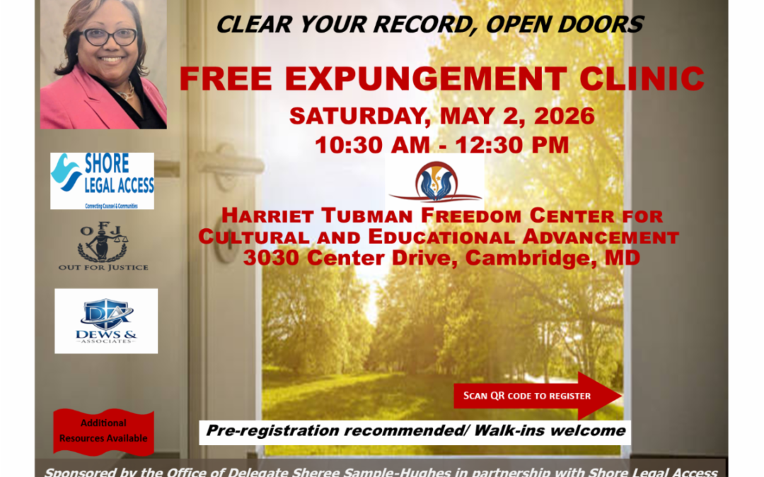 Free Criminal Record Expungement Clinic – Cambridge