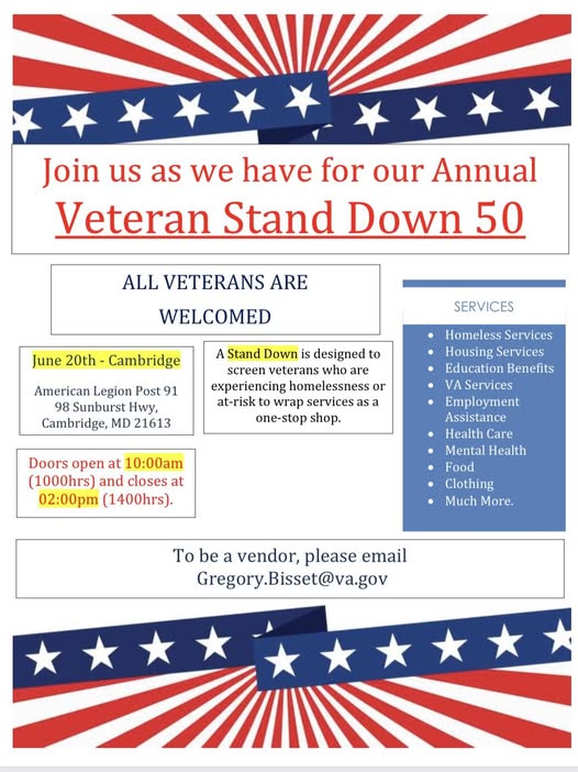 Veterans Stand Down 2026 Cambridge